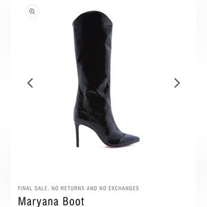 Schutz Maryana knee high leather boot